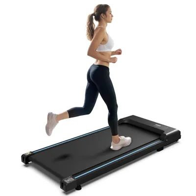 Produktbild von OSOMIRO Gehband Laufband 1-6 km/h Laufmaschine Streifen 12 Programme Laufbänder Mit Fembedienung Mit LED-Anzeige