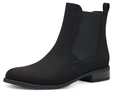Obrázok produktu pre MARCO TOZZI Dámske chelsea topánky, elegantné, ploché, čierne, veľkosť 36