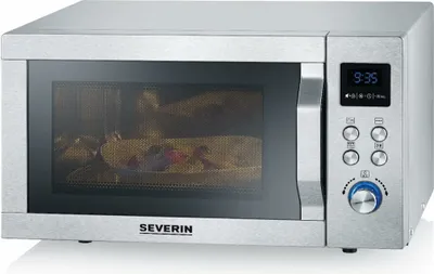Produktbild von Severin MW 7751, Arbeitsplatte, Grill-Mikrowelle, 20 l, 800 W, Eingebautes Display, LED