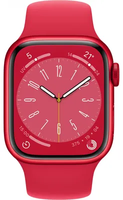Produktbild von Apple Watch Series 8, OLED, Touchscreen, 32 GB, WLAN, GPS, 32 g