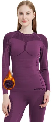 Produktbild von MEETWEE Thermounterwäsche Funktionsunterwäsche Damen, Skiunterwäsche Winter Set