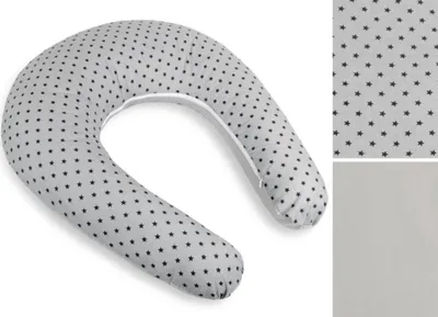 Obrázok produktu pre Obal na dojčiaci vankúš so zipsom – obvod 180 cm – sivý