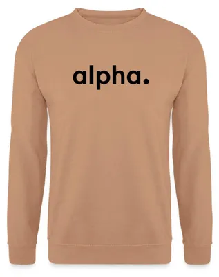 Produktbild von Spreadshirt Stromberg Firmenschriftzug von Alpha Uni Pullover, L, Mocca