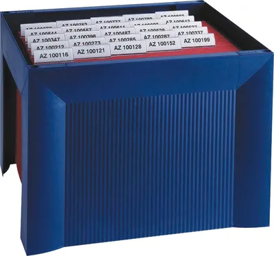 Produktbild von Hängemappenregistratur Karat blau Packung mit 5 Stück