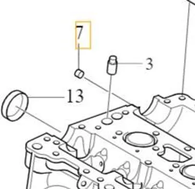 Obrázok produktu pre VOLVO C30 V40 S40 V50 S60 V60 S80 V70 XC70 XC90 OE Kopfkappe