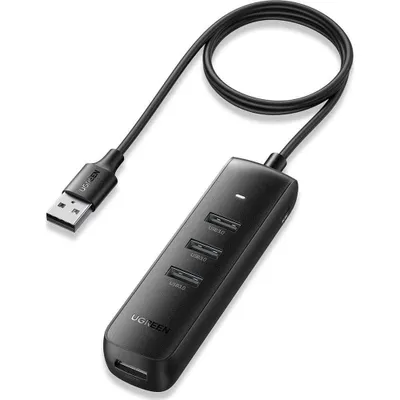 Produktbild von Ugreen CM416, Kabelgebunden, USB 3.2 Gen 1 (3.1 Gen 1) Type-A, Schwarz, 5 Gbit/s, USB, USB Typ-A