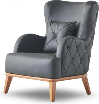 Produktbild von Schwarze Chesterfield Arbeitszimmer Garnitur Edle 2x 2-Sitzer Couchtisch