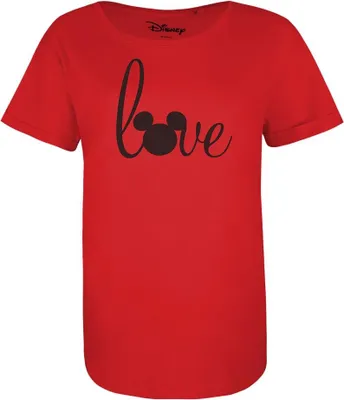 Produktbild von Disney - T-Shirt für Damen TV594 (M) (Rot)