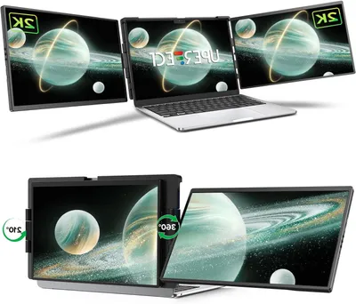 Imagen del producto de Monitor portátil de 14 pulgadas - Extensor de pantalla para portátil - Monitor externo - Segunda pantalla - Monitor USB-C