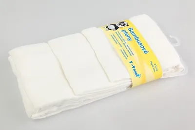 Immagine prodotto di Pannolini di bambù, set di 3, bianco