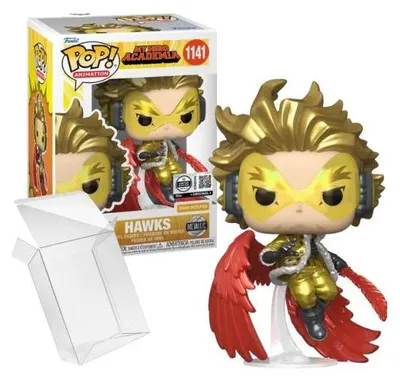 Produktbild von Funko Pop! Animation: My Hero Academia – Hawks (Metallic) #1141 Royalty Exclusive (limitierte Auflage von 3500 Stück)