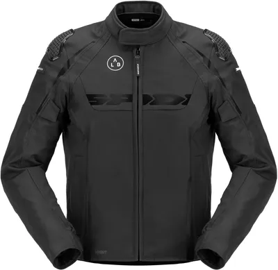 Immagine prodotto di Giacca da moto in tessuto impermeabile Spidi Race Warrior 2 H2OUT, colore nero, taglia 2XL