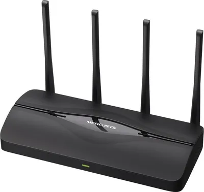 Obrázok produktu pre Mercusys MR27BE, Wi-Fi 7 (802.11be), Dvojpásmový (2,4 ghz/5 ghz), Ethernet / LAN pripojenie, Čierna, Stolový smerovač