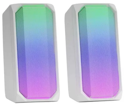 Obrázek produktu pro Přenosný reproduktor Bluetooth Mars Gaming MSRGBW White 15 W 4 W