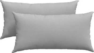 Obrázok produktu pre vidaXL Vankúše na pohovku, 2 ks, sivo-biely, 80 x 40 cm, látka