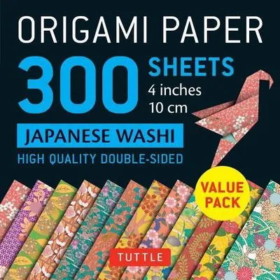 Obrázok produktu pre Origami Paper 300 Sheets Japanese Washi Patterns 4 (10 CM)