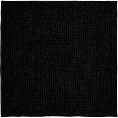 Obrázek produktu pro Protiskluzová podložka, měkká, ze ženilky, černá, 45 x 45 cm