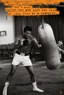 Produktbild von Muhammad Ali Sandsack Poster 61 x 91,5 cm