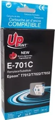 Immagine prodotto di Inchiostro compatibile UPrint con C13T70124010, E-701C, ciano, 3200s, 36ml