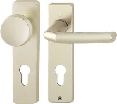 Produktbild von HOPPE Kurzschild-Wechselgarnitur Birmingham  Aluminium Neusilber 54/227K/202KP/AP/1117 - 3147981