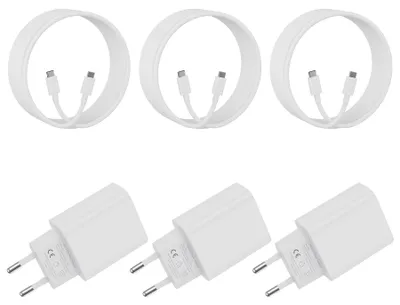 Productafbeelding van 30W USB-C oplader, snellader met 2 meter snellaadkabel, geschikt voor iPhone 17, 16 en 1