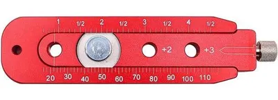 Zdjęcie produktu dla Aluminiowy cyrkiel z segmentami linii, 110 mm, regulowany