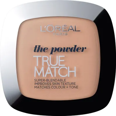 Produktbild von L’Oréal Paris Make-Up Designer True Match Powder C3 Rose Beige, C3, Rose Beige, Natürlich, Italien, 67 mm, 67 mm