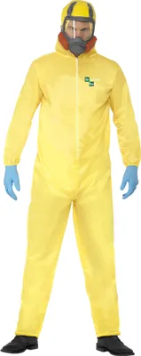 Produktbild von Breaking Bad Heisenberg Kostüm Lizenzware gelb - L