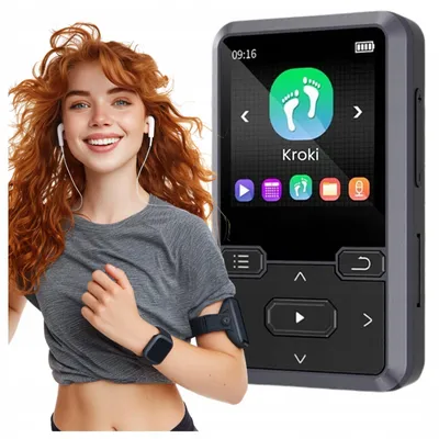 Zdjęcie produktu dla Odtwarzacz Bluetooth Mp3 Przenośny Muzyka Radio Fm 32Gb Dyktafon Krokomierz