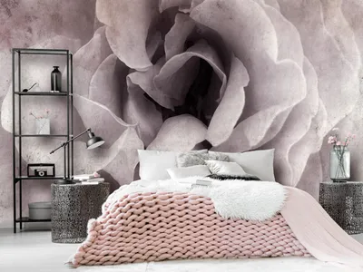 Produktbild von Vlies Fototapete Abstrakt 400x280 cm Tapeten Wandtapete XXL Pflanzenmotiv Natur Blumen wie gemalt b-C-0802-a-a