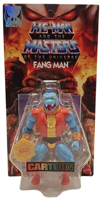 Obrázek produktu pro He-Man a Masters vesmíru – Sbírka kreslených filmů, postavička Fang Man – akční figurka, 14 cm, anime z 80. let, padouch se zakusovacími zuby, JBM91