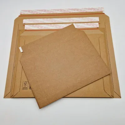 Image de Pochettes CARTON avec bande adhésive : 20 x 25 cm - lot de 25