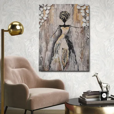 Produktbild von Wallity, OPG1212031495- HND1222, Bunt, Leinwandbilder, 50 x 70 cm, 100% Leinwand