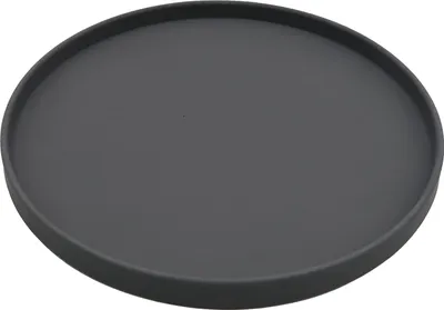 Zdjęcie produktu dla Dekovita, okrągła podstawka pod świecę Ø30x2 cm, imitacja kamienia, ciemnoszara