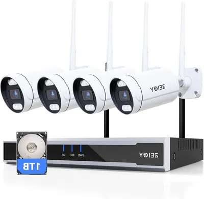 Obrázek produktu pro 5MP Bezpečnostní kamerový systém - Bezpečnostní kamera - CCTV kamera - Video dohled - Bezdrátový systém