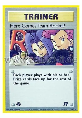 Image de 15/82 - La Team Rocket ! - Holo - 1ère édition - Anglais