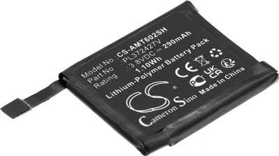 Image de TECHTEK Batterie compatible avec [Amazfit] A1602, A1612, Pace remplace PL372427U, pour PL372427V