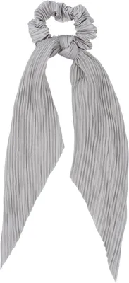 Produktbild von styleBREAKER Damen Haargummi plissiert mit Schleife im Retro Style, elastisch, Scrunchie, Zopfgummi, Haarband 04027014