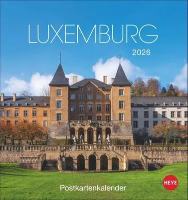Produktbild von Luxemburg Postkartenkalender 2026