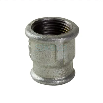 Produktbild von Temperguss Fitting Reduziermuffe 1 1/2 x 1 Zoll Reduzierung