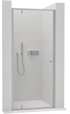 Zdjęcie produktu dla szkło ceramiczneO – Obrotowe drzwi prysznicowe Ferri L/P – 6 mm – chrom, szkło przezroczyste – 100 x 195 cm
