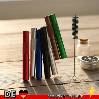 Produktbild von 5 Stück Rohr aus Aluminiumlegierung mit 1 Reinigungsbürsten Hochwertigem