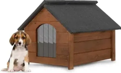 Produktbild von Hundehütte Outdoor Hundehaus Hundehöhle Hund Wetterfest Winterhaus Katze Hund Katzenhaus XL