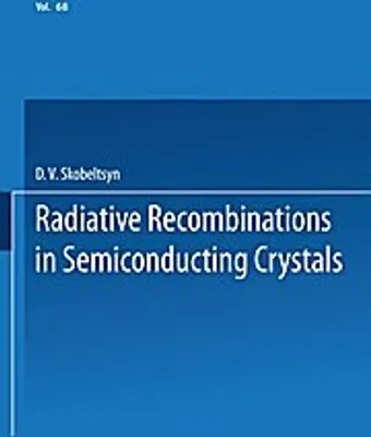 Obrázok produktu pre Radiative Recombination in Semiconducting Crystals