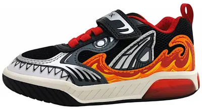 Immagine prodotto di Scarpa con chiusura in velcro Geox INEK nera, taglia 29