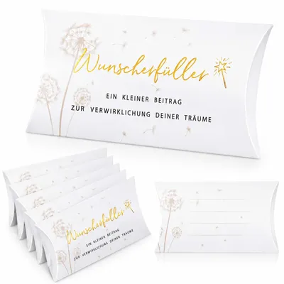 Productafbeelding van Set van 8 cadeauverpakkingen voor geldgeschenken