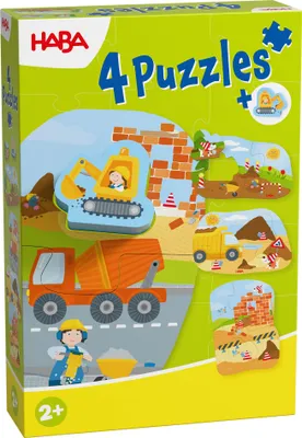 Produktbild von 4 erste Puzzles - Baustelle