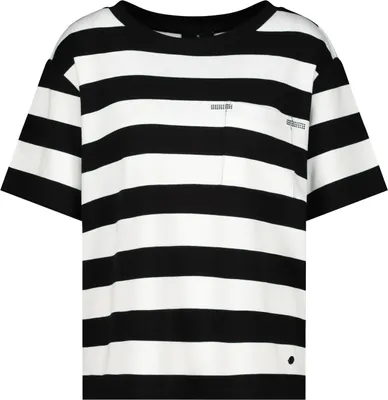 Produktbild von T-Shirt 997 schwarz Ringel Größe 40