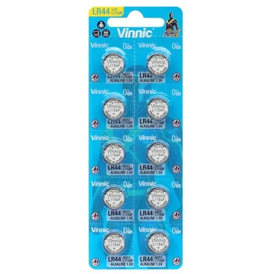 Immagine prodotto di Pile AG13, SR44SW, LR44, V13GA, 357A Alcaline 1,5 V 10 pz