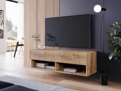 Produktbild von Minio, TV-Schrank "ANNE", 100 cm, Lowboard, stehend, hängend, Kastanien Breslau Farbe